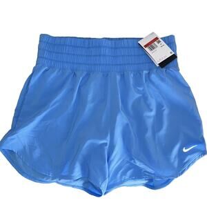Nike Shorts *NEW* One Dri-Fit Ultra High Waist 3" w/ Brief Size WM LARGE Blue